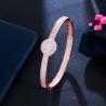 Buy cheap Beautiful Rainbow CZ Crystal Bracelets Bangle for Women Fashion Bracelets Bangle Jewelry Accessories Gift from wholesalers