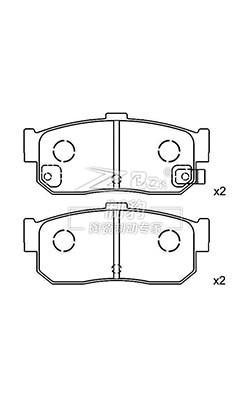 2.5 Pound Bmw Brake Pad Set / Bmw Front Brake Pad Set Wear Sensor Included OE