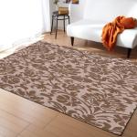 Colorful Square Mat Black Polyester Fiber Bedroom Floor Carpets Living Room