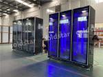 Commercial Full Glass Door Display Fridge Refrigerated Showcase Upright Beer