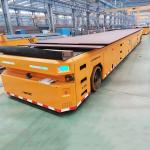 Battery Operated 100T Heavy Duty Transfer Cart For Automatic Industrial Workshop