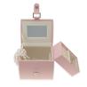 Buy cheap Custom Logo Handmade Portable Travel Jewelry Box For Retail Pink Color from wholesalers
