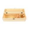 Buy cheap Personalized Wooden Wine Box – Single Bottle Gift Case with Hinged Lid – Ideal for Weddings, Birthdays, and Special Occasions – Natural Wood Finish from wholesalers
