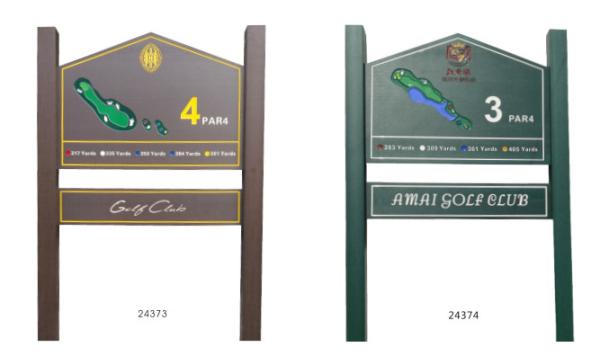 Buy cheap Laminated Plastic Tee Singnage from wholesalers