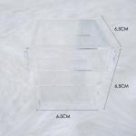 Home Usage Acrylic Cosmetic Makeup Organizer Storage Box Custom Clear Color