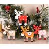 Buy cheap Wooden Christmas Gift Christmas Deer Hanging Decoration from wholesalers