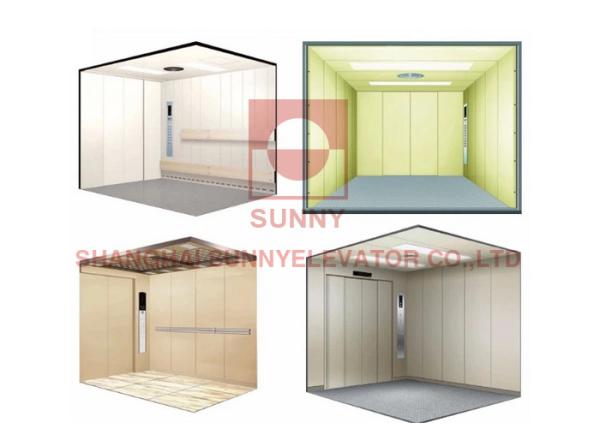 Buy cheap 630kg 3.0m/S Side Door Transporting Hospital Elevator Dimensions from wholesalers