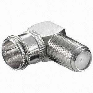 Buy cheap F Right Angle adapter Quick Male To F Female from wholesalers