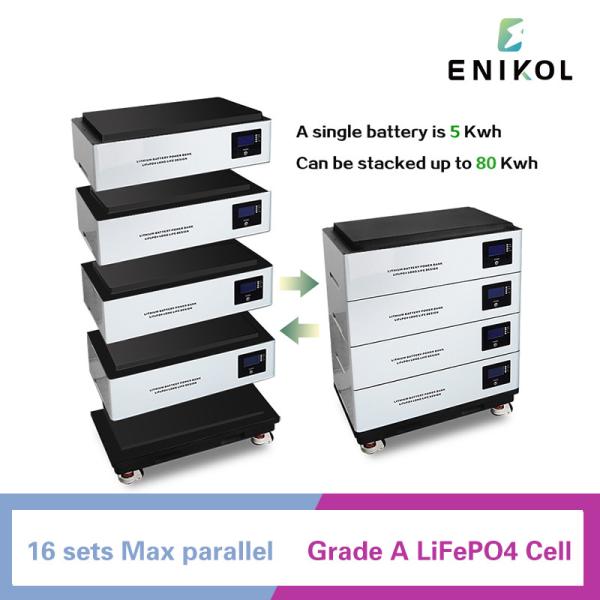 Buy cheap 48V 100ah Lithium Battery 51.2v 10kwh 20kwh 30kwh Energy Storage Lifepo4 Pack with 100A Charging Current from wholesalers