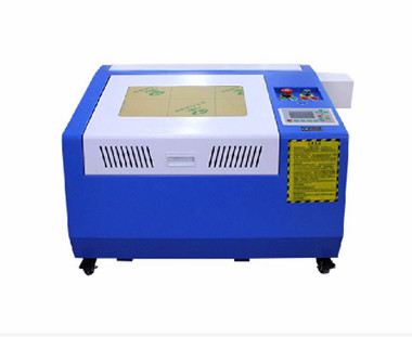 Plastic Rubber Leather Cloth Engraving Cutting 40-50W 300X400mm CO2 Laser Engraving Machine