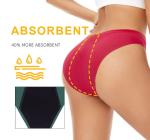 Female Eco Friendly Period Panties Underwear Ladies Thread 50ml Absorption