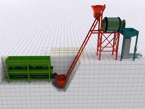 Buy cheap Factory Price Compound NPK Granules Fertilizer Bulk Blending Equipment / Machine from wholesalers