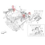 For Maserati GranTurismo Quattroporte M139 4.2 4.7 Ferrari 430 599 Squirt Nozzle