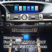 Buy cheap Viknav Fit For Original Car 12.3 Inch Screen Linux System For Lexus LS 2016 2017 Wireless Apple CarPlay Android Auto product