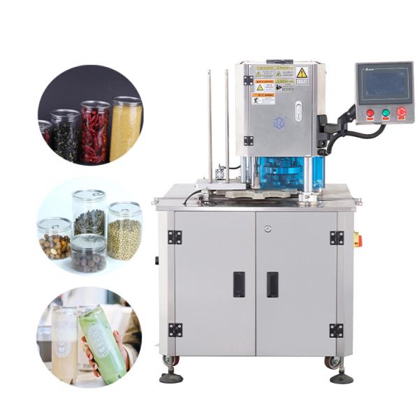 Buy cheap Soda Can Sealer Glass Plastic Filling And Sealing Machine Water Bottle Auto Small Carton Box Packing Machine from wholesalers