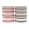 Buy cheap 10mm-38mm*10y Black And Red Striped Cotton Ribbon For Gift Packing And Garment Accessories from wholesalers