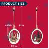 Buy cheap Christmas Hollow Woodland Christmas Hanging Tree Ornaments for Indoor Outdoor Party Decor from wholesalers