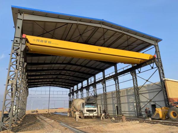 Buy cheap Electric Double Girder Overhead Crane Hoist Traveling For Warehouse from wholesalers