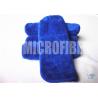 Buy cheap Blue Color Microfiber Car Cleaning Cloth Super Soft Super Absorbent 80% Polyester 20% Polyamide from wholesalers