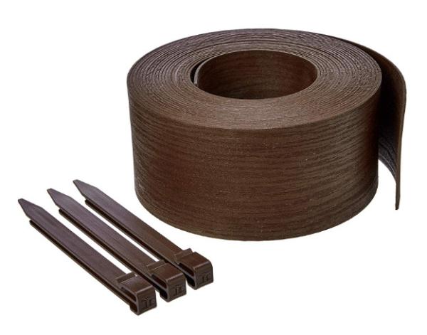 1 Year After-sales Services PE/PVC Wooden Plastic Garden Coil Edging for Modern