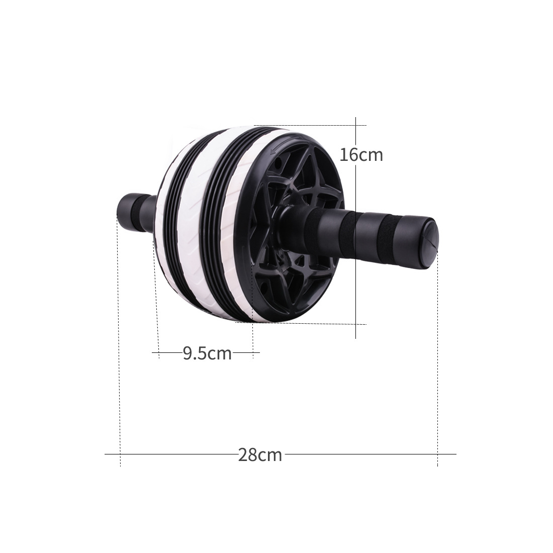 Round Rueda 1.4kg Abdominal Muscle Fitness Wheel Stomach Training Antiskid