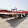 Buy cheap 12500*2500*1600 MM Steel Plate Flat Container Semi-Trailer with 3/4-Axis and Customizable Air Suspension Steel Suspension from wholesalers