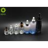 Buy cheap Transparent Black Color Essential Oil Bottles Bulk 50ml Round Thick Bottom from wholesalers