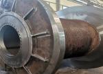 Large Crane Fittings Main Parts Grooved Winch Drum Alloy Steel Q335b
