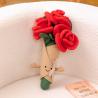 Buy cheap Rose Variety Plush Animal Bouquet Comforting Gift for All Occasions 10x30cm from wholesalers