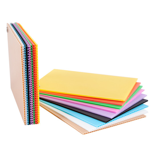 White Plastic Corrugated PP Hollow Board 10MM Thickness