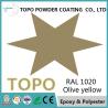 Buy cheap RAL 1020 Olive Yellow Epoxy Polyester Powder Coating For Indoor Applications from wholesalers