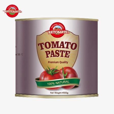 New For 2024: 4.5kg Easy Open Aseptic Organic Tomato Paste, 28-30% Brix Double