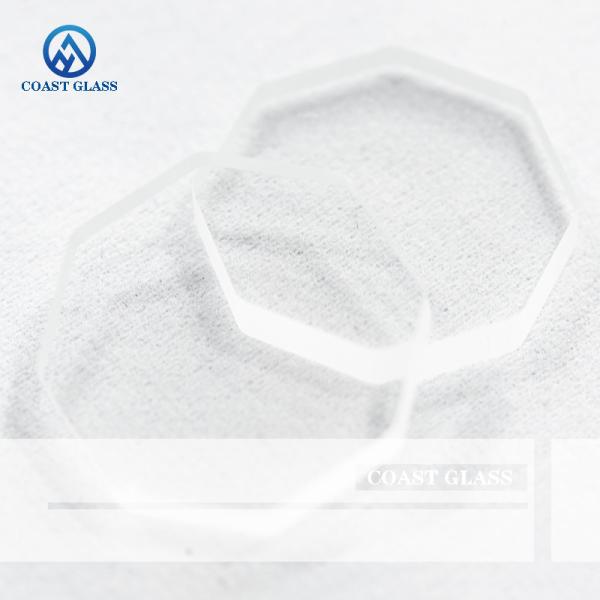Buy cheap Clear Custom Cut Beveled Glass Circle Round Flat 1mm Cutting Hole from wholesalers