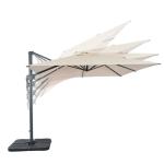 2.7x2.7M Outdoor Hanging Umbrella Mini Roman Parasol With Flexible Ribs