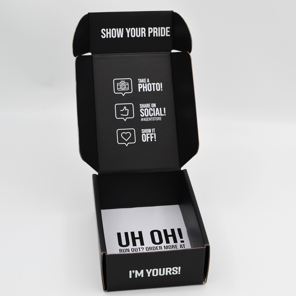 Small Shipping Corrugated Mailer Boxes For Shoes Customized Color Quick Assemble