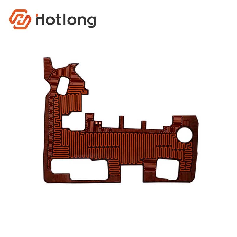 50*300mm 75W Brown Etched Metal Polyimide Foil Heater