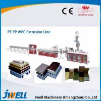 Buy cheap PE WPC products for outside decoration high output stable extrusion pressure plastic machinery product
