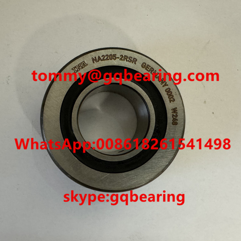 Chrome Steel Material INA NA2205-2RSR Yoke Type Track Roller Bearing 25x52x18mm