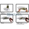 Buy cheap USA Amazon WineSkin Protector Reusable Wine Bottle Transport Bubble Packaging Bag,Breakage-proof Clear PVC Wine Bottle P from wholesalers