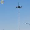 Buy cheap Q345 Polygonal High Mast Pole Hot Dip Galvanized for lED street light from wholesalers