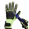 Buy cheap HPPE Knitted Black Mechanic Gloves EN388 Cut 5 Safety Gloves For Oilfield Construction from wholesalers