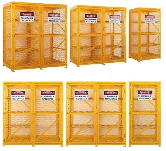 Buy cheap Aerosol Cage Gas Cylinder Hazardous Substance Storage Cabinet from wholesalers