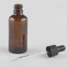 Buy cheap Durable Essential Oil Diffuser Bottles , 30ml Amber Glass Bottle With Dropper from wholesalers