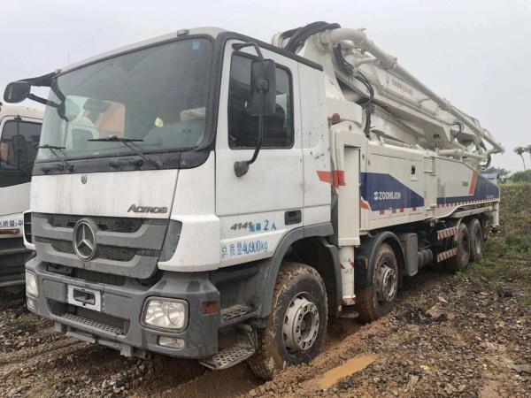 Buy cheap Used Zoomlion 52m Concrete Truck Pump for Ready Mix Heavy Equipment in Good Condition from wholesalers