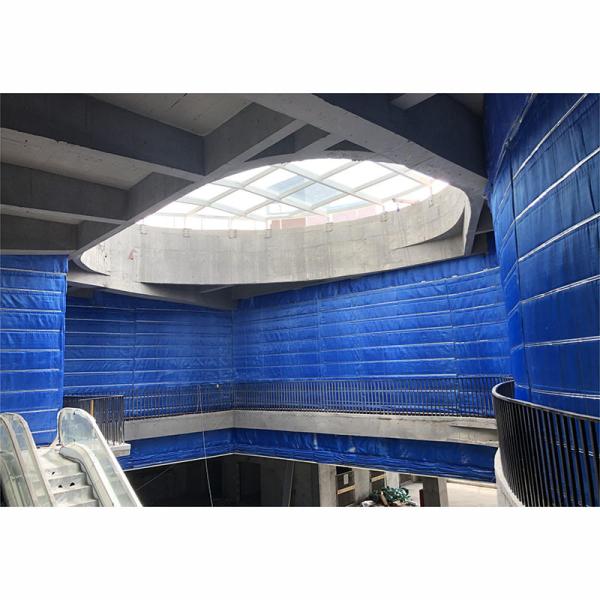 Buy cheap Blue Super Inorganic Fabric Fire Roller Curtain Reasonable Good Price High Quality Xingjin from wholesalers