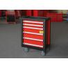 Buy cheap Customized Color Storage Metal Tool Cabinets On Wheels With 6 Drawers from wholesalers