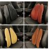 Buy cheap Office Chair / Auto Car Cushions Car Vertebral Waist Cushion Breathable Brown Color from wholesalers