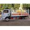 Buy cheap 5 Ton Dongfeng LPG Gas Cylinder Delivery Truck With 1 Ton Lifting Platform from wholesalers
