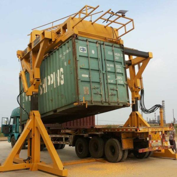 Buy cheap Heavy Duty Container Specific Flipper Machine With 0-90 Degrees And 0-180 Degrees Flip Angle from wholesalers