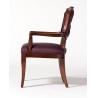 Buy cheap Mahogany wood fabric upholstery leisure chair/wooden dining chair/desk chair,arm dining chair from wholesalers